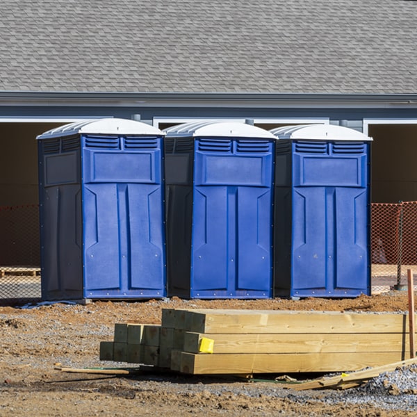 what is the cost difference between standard and deluxe porta potty rentals in South Russell Ohio